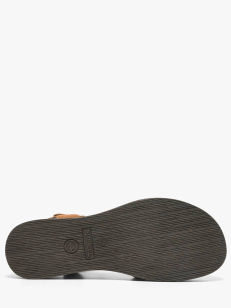 Sandals In Leather Tamaris Brown women 46 other view 4