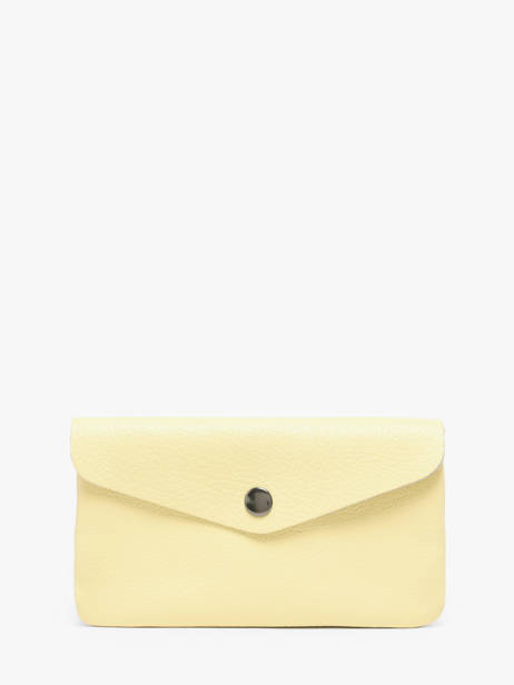 Coin Purse Caviar Leather Milano Yellow caviar CA23113