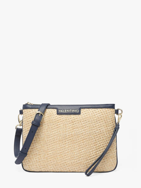 Shoulder Bag Demetra Straw Valentino Beige demetra VBS9R917