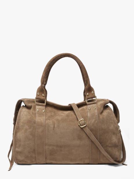 A4 Size Shoulder Bag Velvet Milano Brown velvet VE24095O other view 3