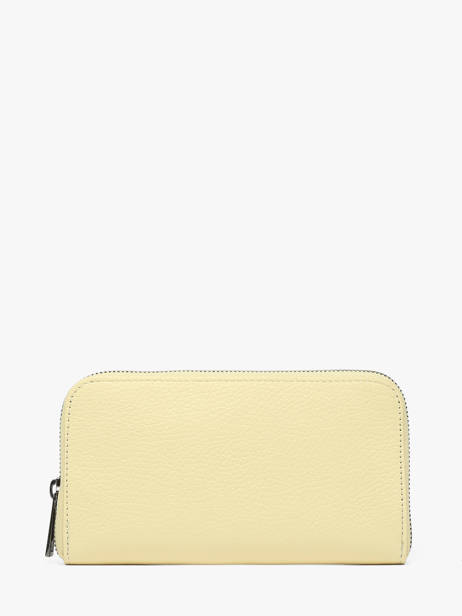 Caviar Leather Wallet Milano Yellow caviar CA19043