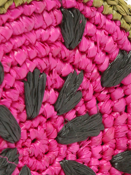 Bag Handle Le voyage en panier Pink l'atelier du crochet AM830 other view 1