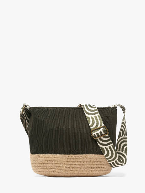 Shoulder Bag Tissee Le voyage en panier Green tissee PM924 other view 3