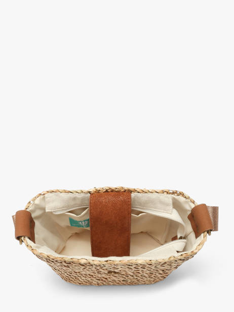 Shoulder Bag Estival Raphia Le voyage en panier Beige estival PM944 other view 2