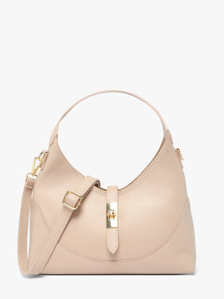 Sac Bandoulière Caviar Cuir Milano Beige caviar CA26022