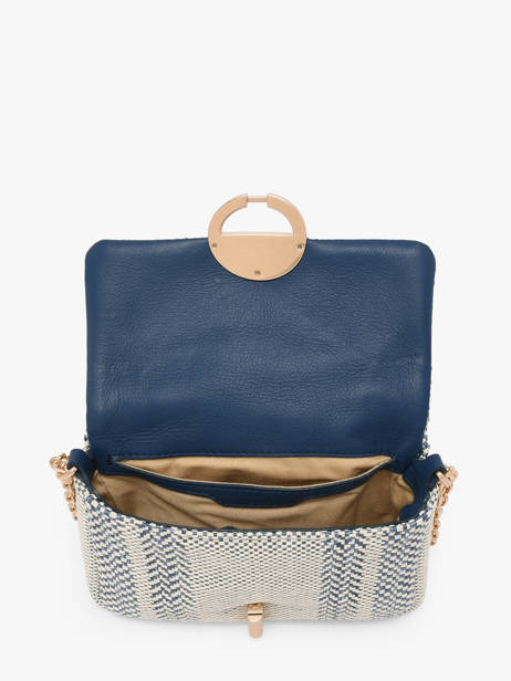 Leather Crossbody Bag Moon Tressé Vanessa bruno Blue moon 7V40326 other view 3
