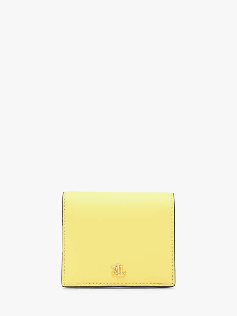 Portefeuille Dryden Cuir Lauren ralph lauren Jaune dryden 32962112