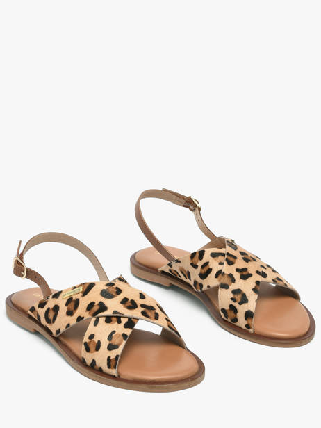 Nu-pieds En Cuir Les tropeziennes Marron women DOAPO vue secondaire 1