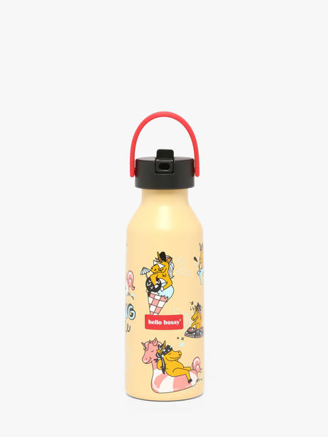 Gourde Hello hossy Jaune cool kids 500M