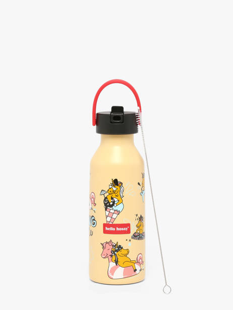 Gourde Hello hossy Jaune cool kids 500M vue secondaire 2