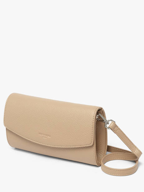 Leather Madrid Clutch With Shoulder Strap Hexagona Beige madrid 536554 other view 2