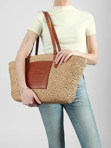 Sac Porté épaule Le Panier Lancaster Marron le panier 81 vue secondaire 1
