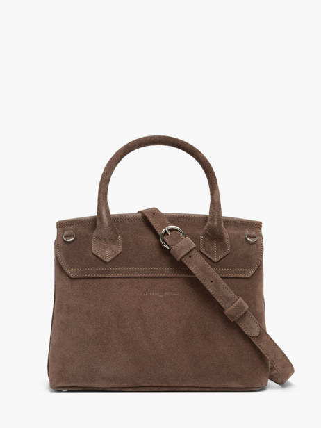 Sac Bandoulière Clarita Cuir Daim Nathan baume Marron nathan 18S vue secondaire 4