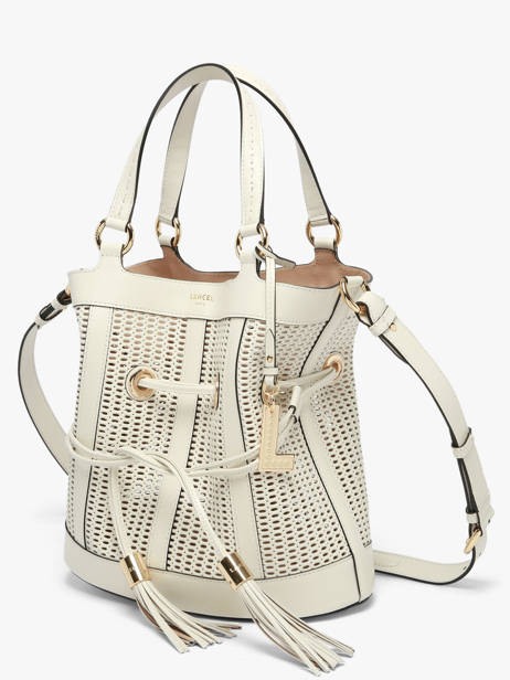 Sac Seau M Premier Flirt Cuir Ajouré Lancel Blanc premier flirt A14010 vue secondaire 1