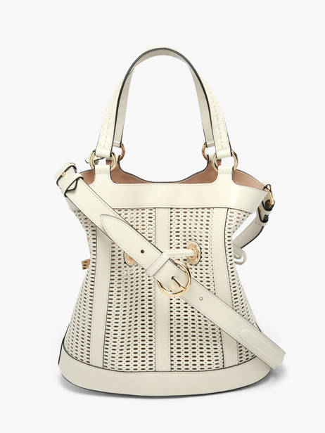 Sac Seau M Premier Flirt Cuir Ajouré Lancel Blanc premier flirt A14010 vue secondaire 4