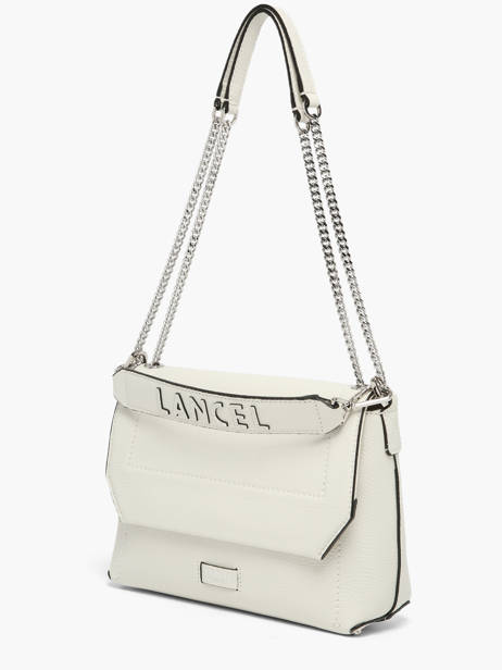 Sac Bandoulière Ninon Cuir Lancel Blanc ninon A13782 vue secondaire 3