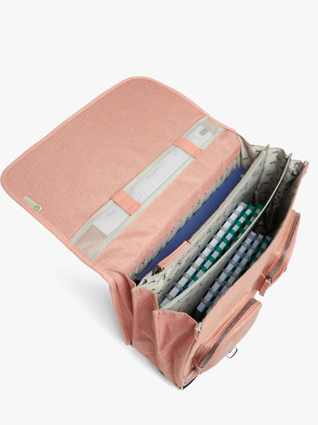 Satchel 3 Compartments Cameleon Pink vintage color VIC-CA41 other view 4