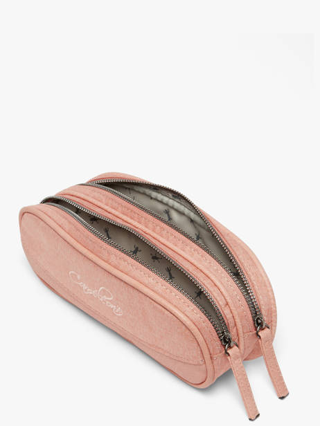 Trousse 2 Compartiments Cameleon Rose vintage color - VIC-TROU vue secondaire 1