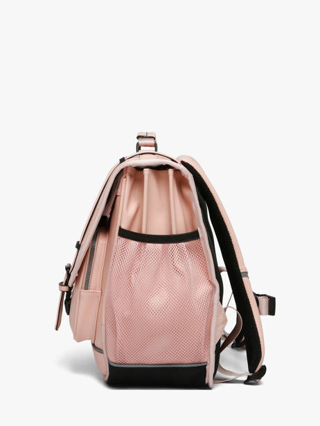Cartable 3 Compartiments Cameleon Rose vintage north CA41 vue secondaire 3