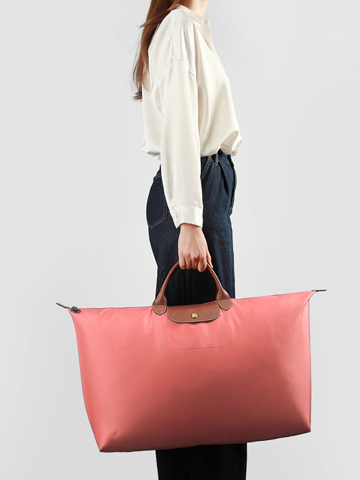 Longchamp Le pliage original Travel bag Pink