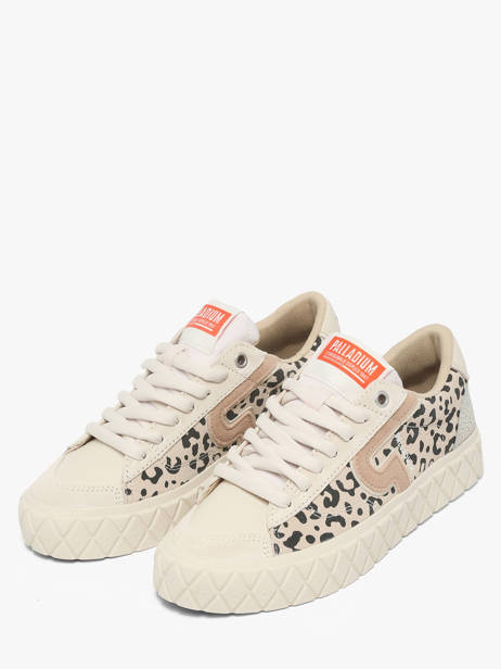 Sneakers En Cuir Palladium Beige accessoires 99628904 vue secondaire 1