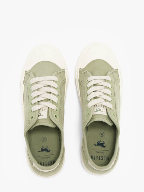 Sneakers Mustang Vert accessoires M0232003 vue secondaire 3