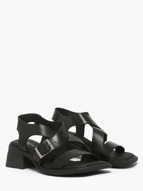 Sandales à Talon En Cuir Pavement Noir accessoires 25273 vue secondaire 1