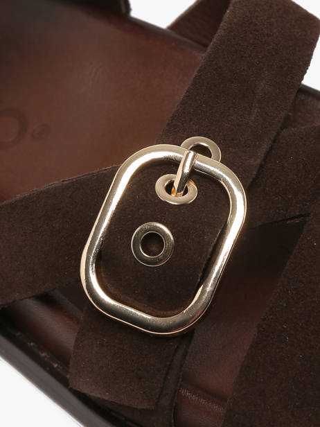Sandales En Cuir Inuovo Marron accessoires 51006SMN vue secondaire 2