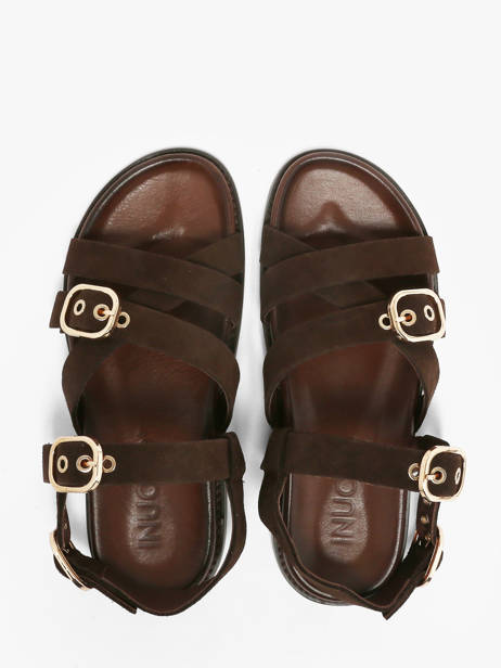 Sandales En Cuir Inuovo Marron accessoires 51006SMN vue secondaire 3