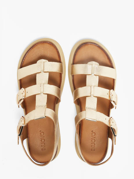 Sandales En Cuir Inuovo Or accessoires 96046GLD vue secondaire 3