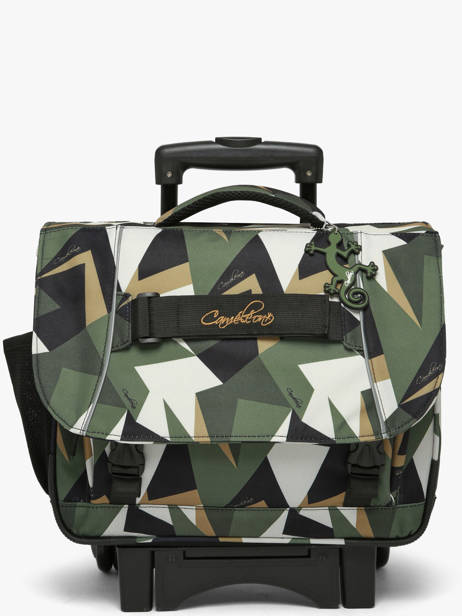 2-compartment Wheeled Satchel Cameleon Multicolor futur CR38