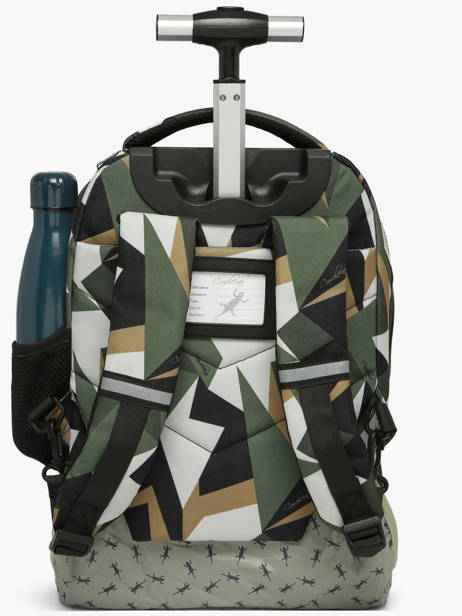 2-compartment Wheeled Schoolbag Futur Cameleon Multicolor futur SR39 other view 6