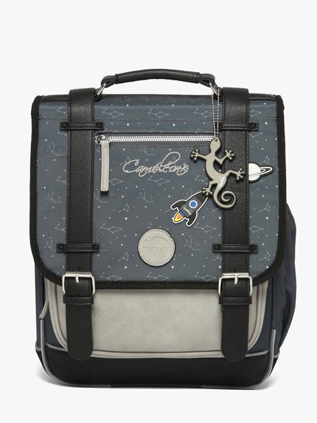 2-compartment Backpack Cameleon Gray vintage urban SD39