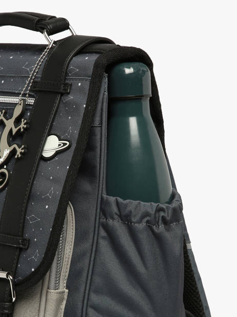 2-compartment Backpack Cameleon Gray vintage urban SD39 other view 6
