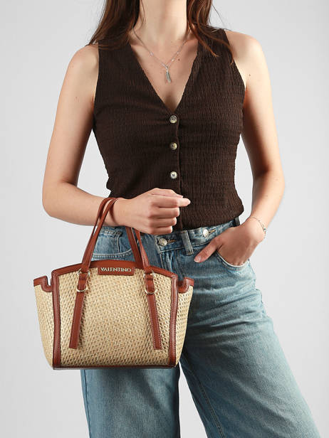 Handbag Demetra Valentino Beige demetra VBS9R904 other view 1