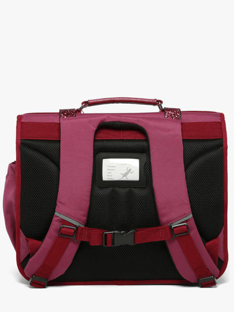 Cartable Enfant 3 Compartiments Vintage Fantasy Cameleon Violet vintage fantasy CA41 vue secondaire 3