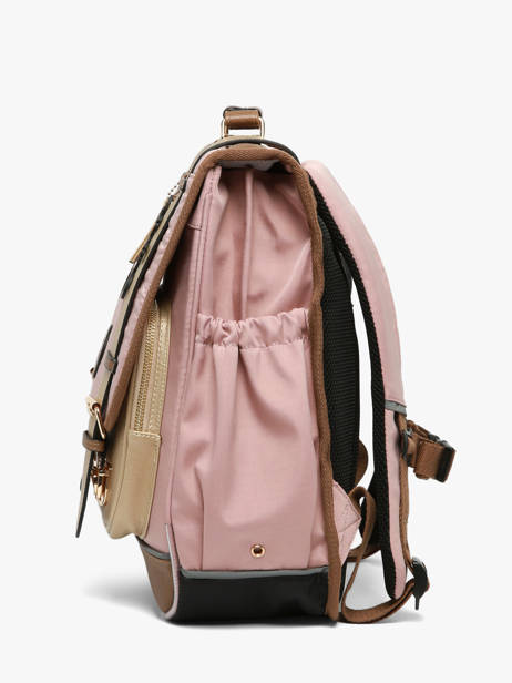 2-compartment Backpack Cameleon Brown vintage fantasy SD39 other view 3
