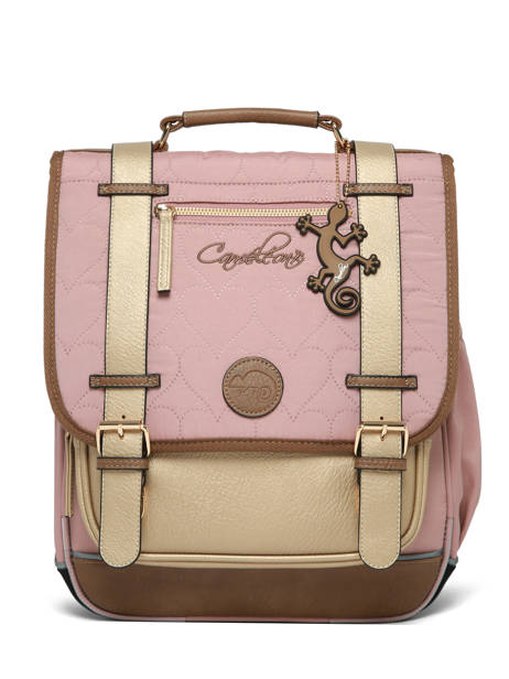 2-compartment Backpack Cameleon Brown vintage fantasy SD39 other view 7