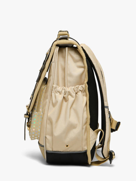 2-compartment Backpack Cameleon Beige vintage fantasy SD39 other view 3