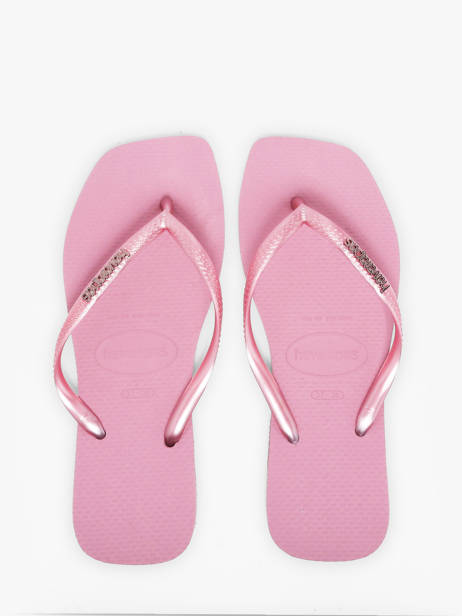 Tongs Sl Sq Lg Met Havaianas Rose accessoires 4148257F