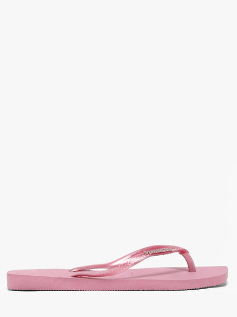 Tongs Sl Sq Lg Met Havaianas Rose accessoires 4148257F vue secondaire 1