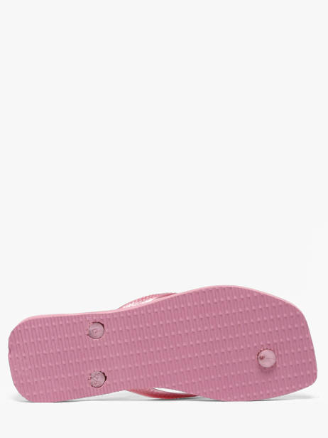 Tongs Sl Sq Lg Met Havaianas Rose accessoires 4148257F vue secondaire 4