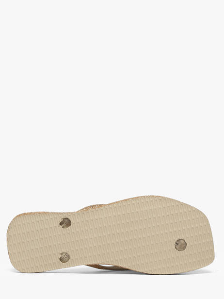 Tongs Havaianas Beige accessoires 4150248F vue secondaire 4