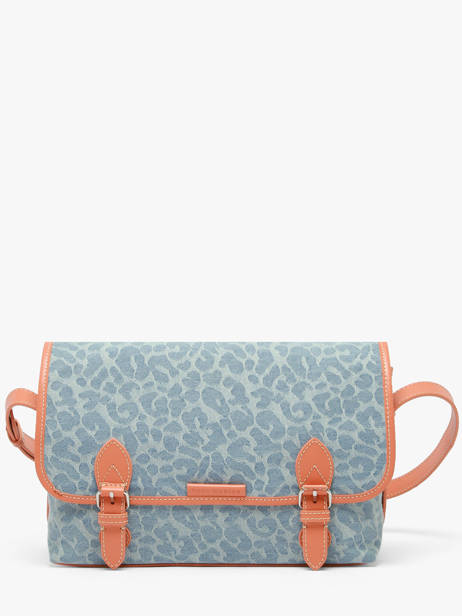 Sac Bandoulière Denim Leo Paul marius Bleu denim leo LOULODEL
