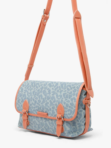 Sac Bandoulière Denim Leo Paul marius Bleu denim leo LOULODEL vue secondaire 1