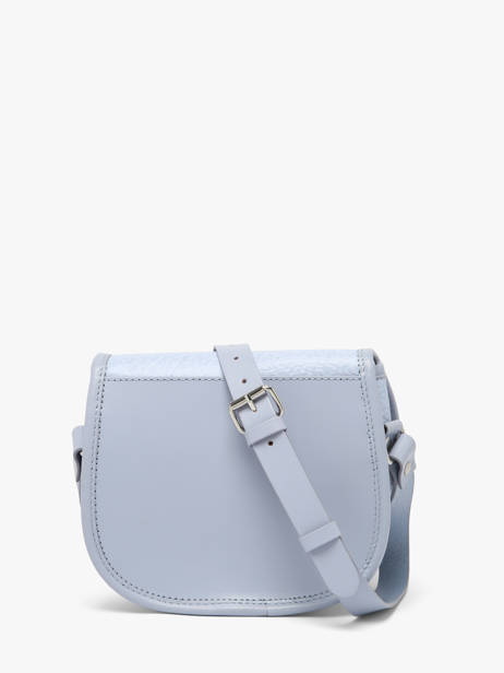 Sac Bandoulière Lavande Cuir Paul marius Bleu lavande BOHEMLAV vue secondaire 4