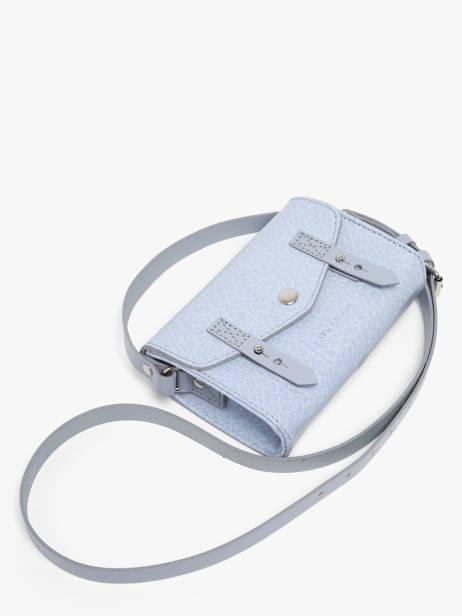 Sac Bandoulière Lavande Cuir Paul marius Bleu lavande MINILAV vue secondaire 1