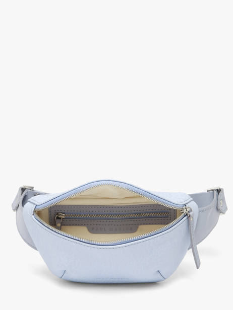 Sac Banane Cuir Paul marius Bleu lavande BANASLAV vue secondaire 2