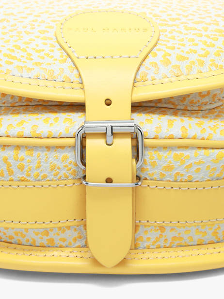 Sac Bandoulière Citronade Cuir Paul marius Jaune citronade BOHEMCIT vue secondaire 2