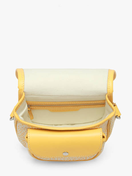 Sac Bandoulière Citronade Cuir Paul marius Jaune citronade BOHEMCIT vue secondaire 3